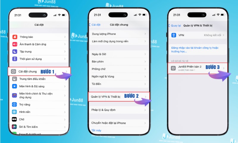 Tải App Jun88: Hướng Dẫn Nhanh Trên Android & iOS 4 Cách tải App Jun88 cho iphone